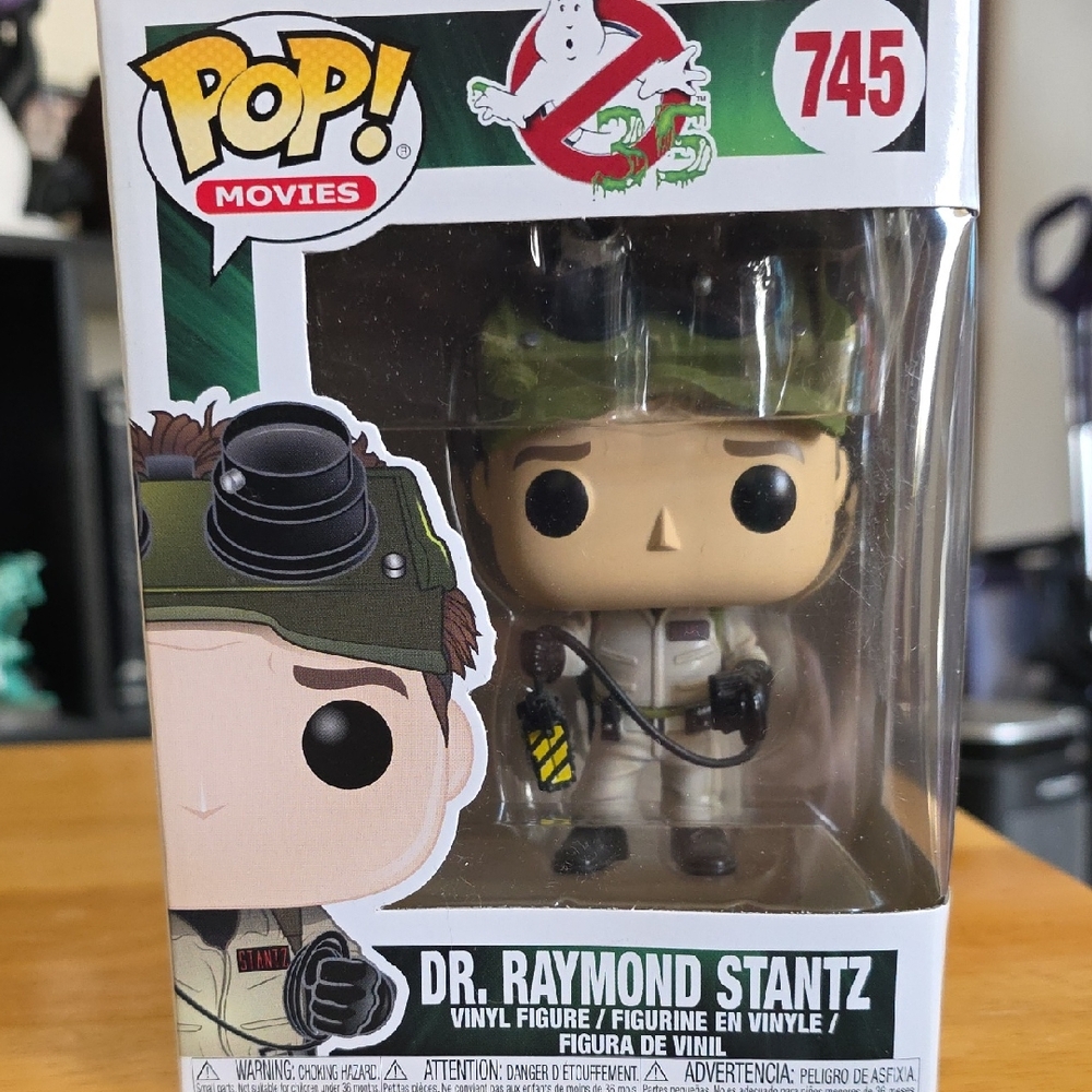 Funko Pop Dr. Raymond Stantz with Green and Beige Outfit